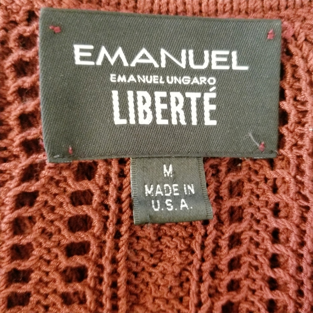 Emanuel Ungaro Liberte Open Weave Sweater - Picture 7 of 7